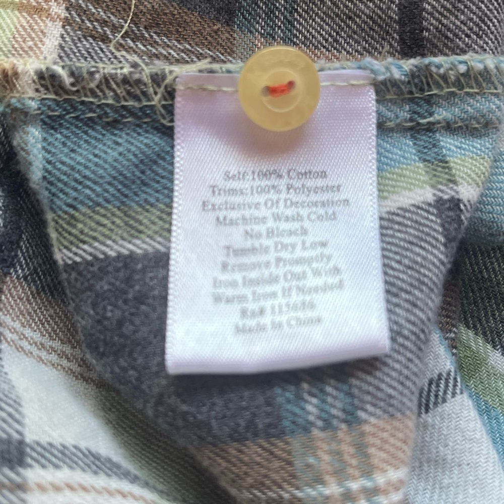 Johnny Was Workshop BOHO Embroidered Plaid Top - Picture 14 of 16